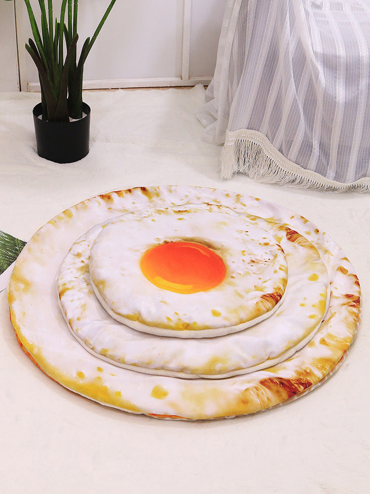 KFX-7145277 Soft and Warm Cotton Cat and Dog Sleeping Mat with Novel Food Shapes