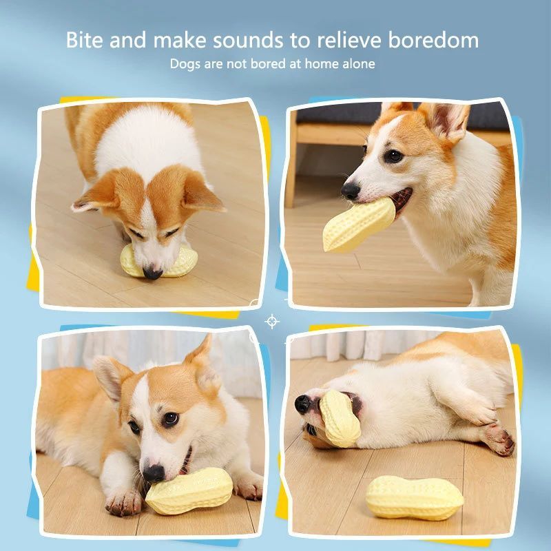 KFX-7147069 Durable Elastic Rubber Vinyl Dog Toys for Small Dogs – Boredom Relief and Teeth Cleaning Sound Toys