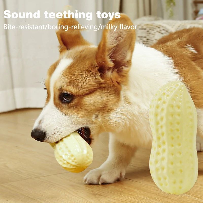KFX-7147069 Durable Elastic Rubber Vinyl Dog Toys for Small Dogs – Boredom Relief and Teeth Cleaning Sound Toys