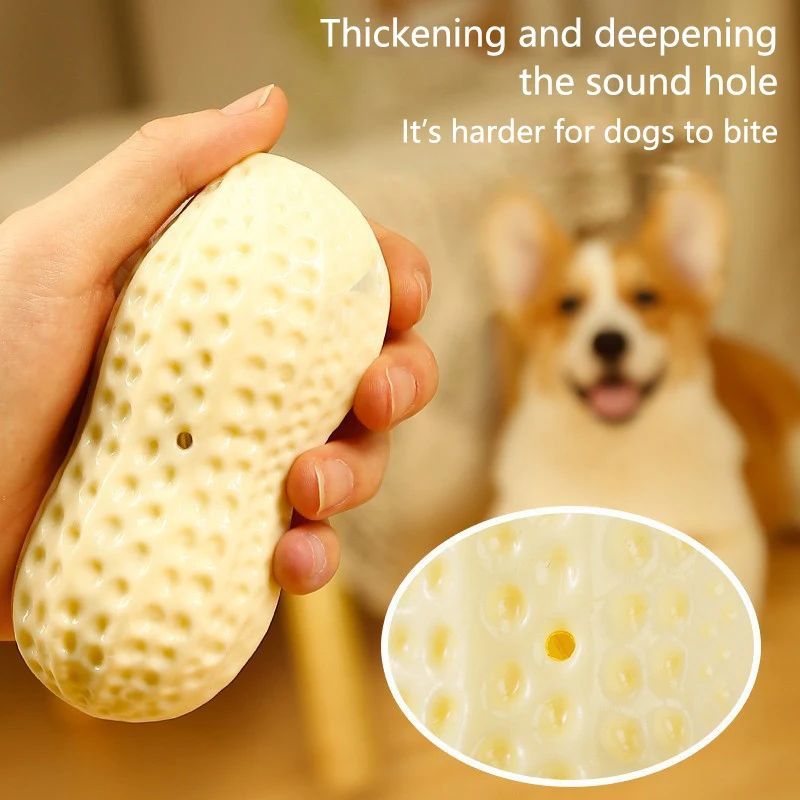 KFX-7147069 Durable Elastic Rubber Vinyl Dog Toys for Small Dogs – Boredom Relief and Teeth Cleaning Sound Toys