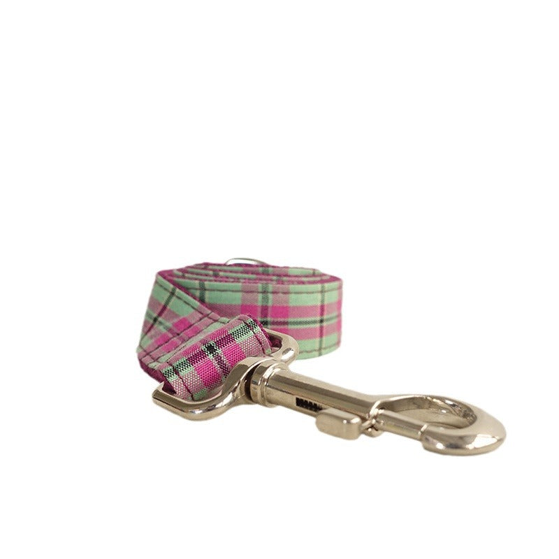 KFX-7153981 Tear-Resistant Mint Pet Collar and Traction Leash Set