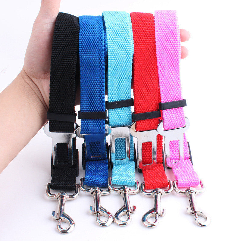 KFX-7159741 Durable Pet Traction Rope Car Seat Belt - Imitation Nylon, 2.5cm x 70cm