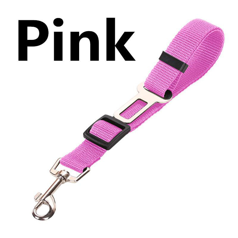 KFX-7159741 Durable Pet Traction Rope Car Seat Belt - Imitation Nylon, 2.5cm x 70cm