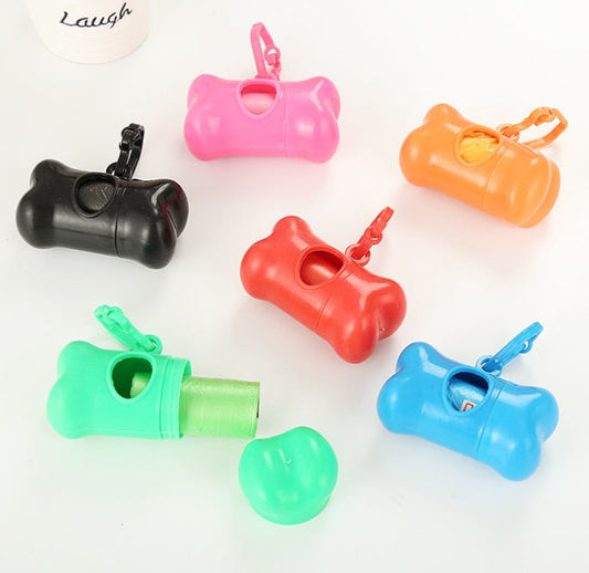 KFX-7160765 Pet Bone Design Garbage Bag Dispenser in Multiple Colors