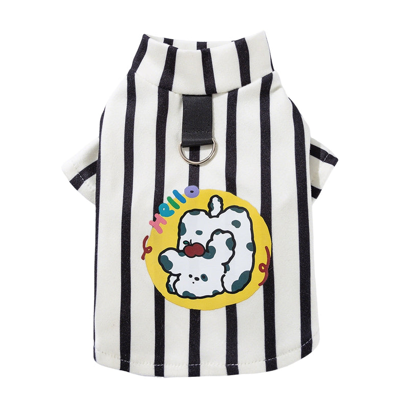 KFX-7164477 Cozy Cartoon Bear Hoodie for Small to Medium Dogs and Cats - Perfect for Fall and Winter