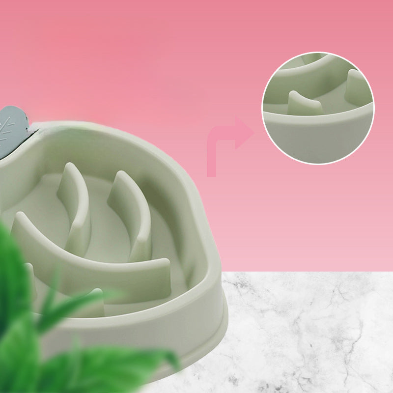 KFX-7168957 Slow Feeder Dog Bowl with Unique Maze Design for Healthy Eating, Non-Slip Base, BPA-Free Material