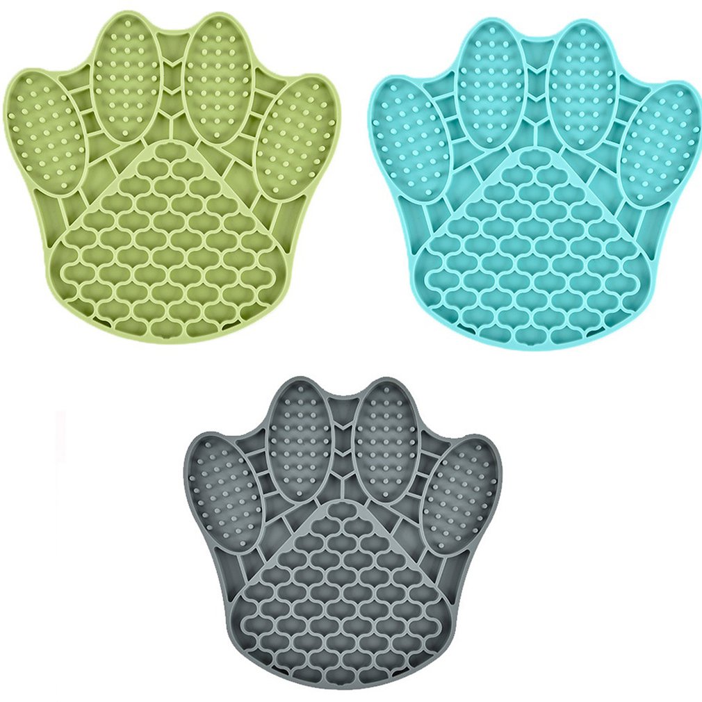 KFX-7169469 Silicone Dog Licking Mat - Claw-Shaped Slow Feed Pet Bowl for Dogs and Cats, Anti-Choke Design