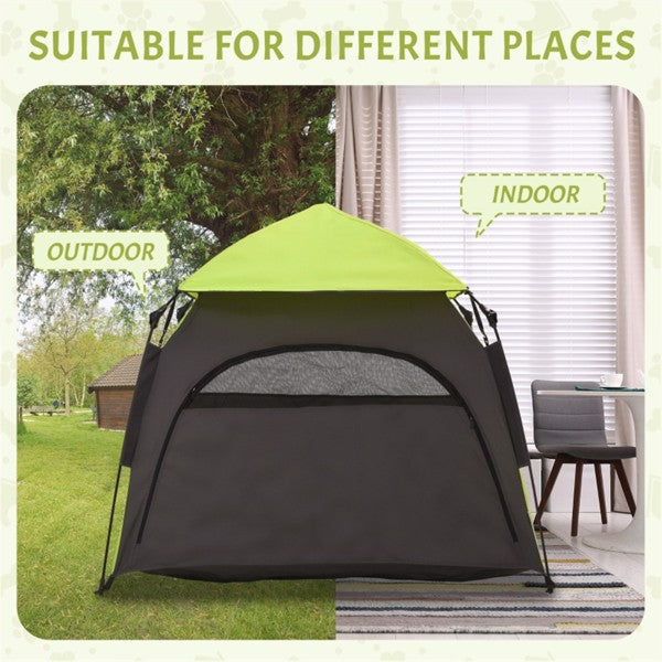 KFX-7170493 Pet Camping Tent with Sunburn Protection and Ventilation for Large Dogs