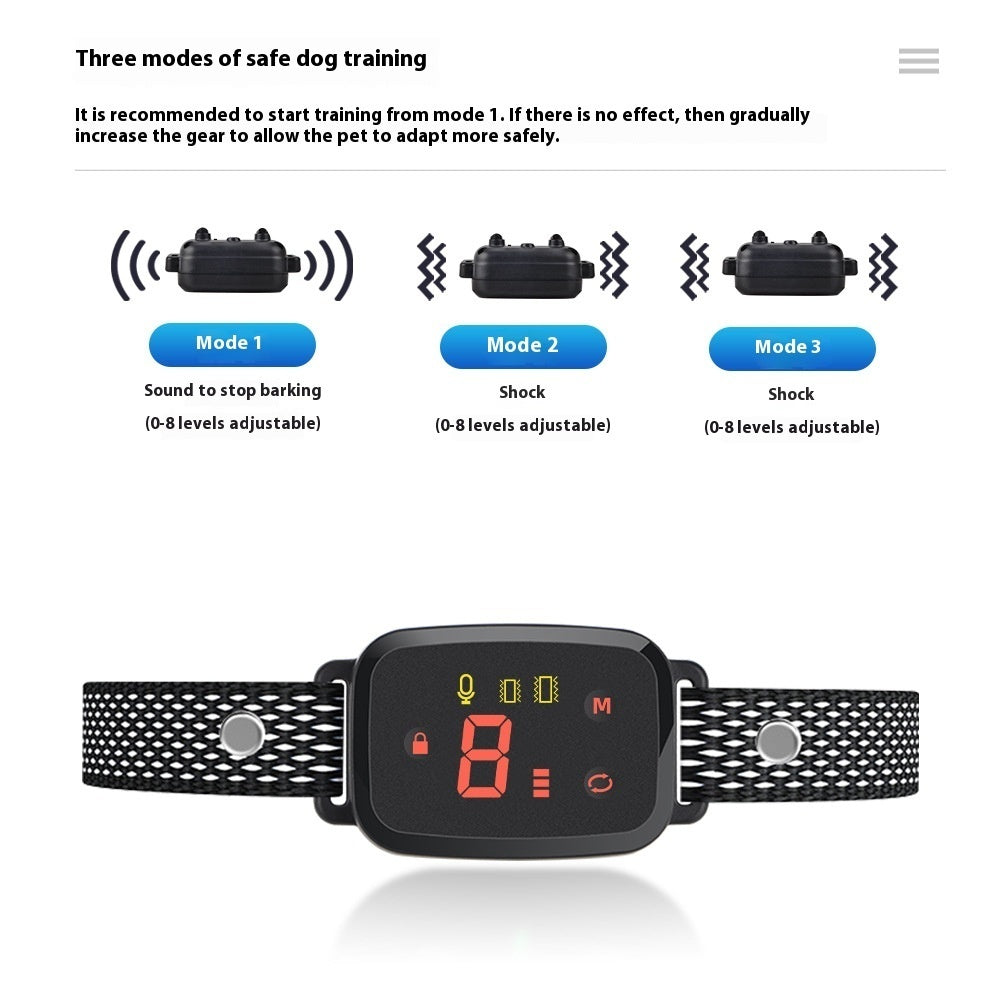 KFX-7171133 Automatic Bark Control Device with Intelligent Recognition and Display Options