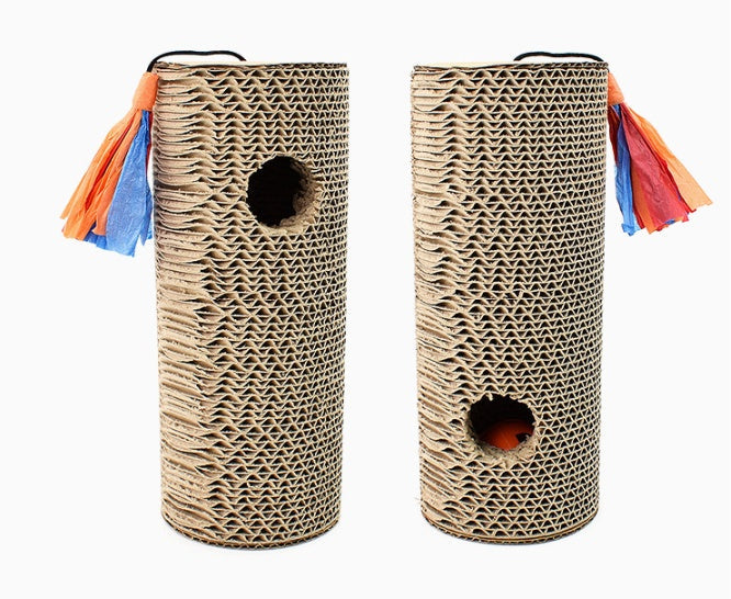KFX-7171645 Eco-Friendly Corrugated Paper Cat Scratching Board for Play and Relaxation