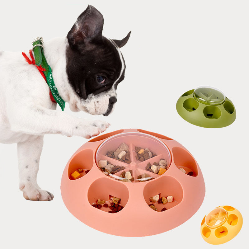 KFX-7172285 Automatic Pet Training Toy with Food Dispensing Feature for Dogs