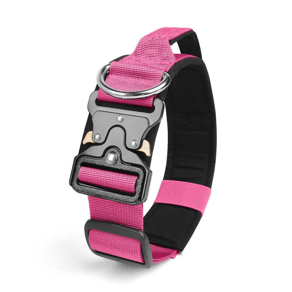KFX-7174077 Durable Explosion-Proof Tactical Pet Collar – Available in Multiple Colors