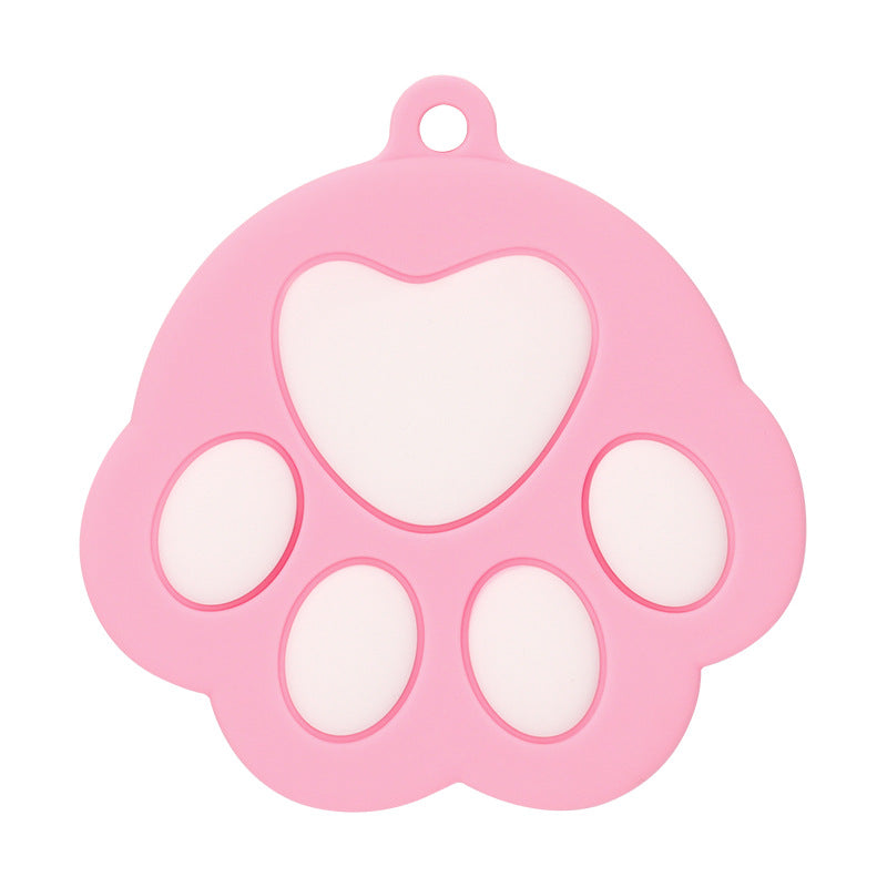KFX-7174717 Silicone Dog Paw Design Pet Can Lid – Versatile and Durable, Fits Standard Canned Pet Food