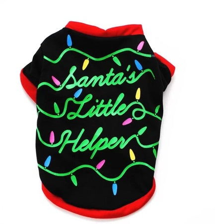 KFX-7175613 Cozy Cotton Dog Christmas Sweatshirt Vest in Multiple Styles and Sizes