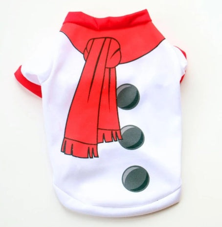 KFX-7175613 Cozy Cotton Dog Christmas Sweatshirt Vest in Multiple Styles and Sizes