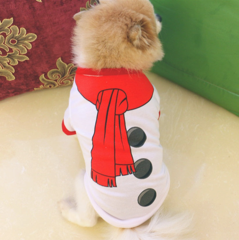 KFX-7175613 Cozy Cotton Dog Christmas Sweatshirt Vest in Multiple Styles and Sizes