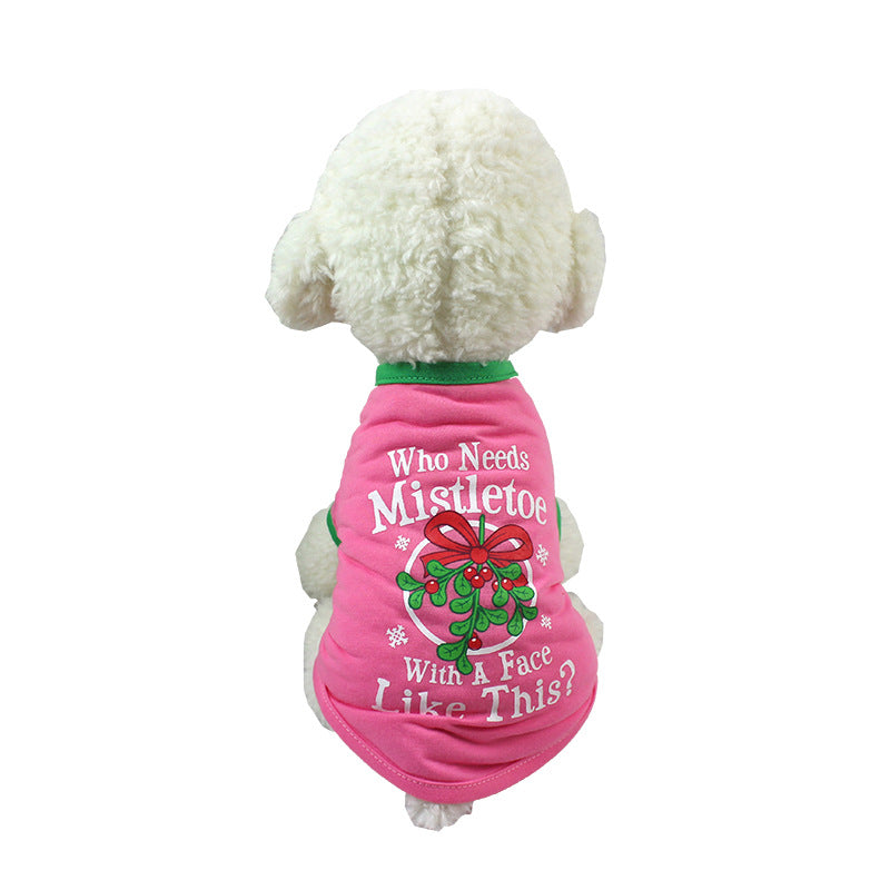 KFX-7175613 Cozy Cotton Dog Christmas Sweatshirt Vest in Multiple Styles and Sizes