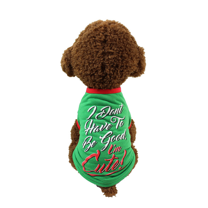 KFX-7175613 Cozy Cotton Dog Christmas Sweatshirt Vest in Multiple Styles and Sizes