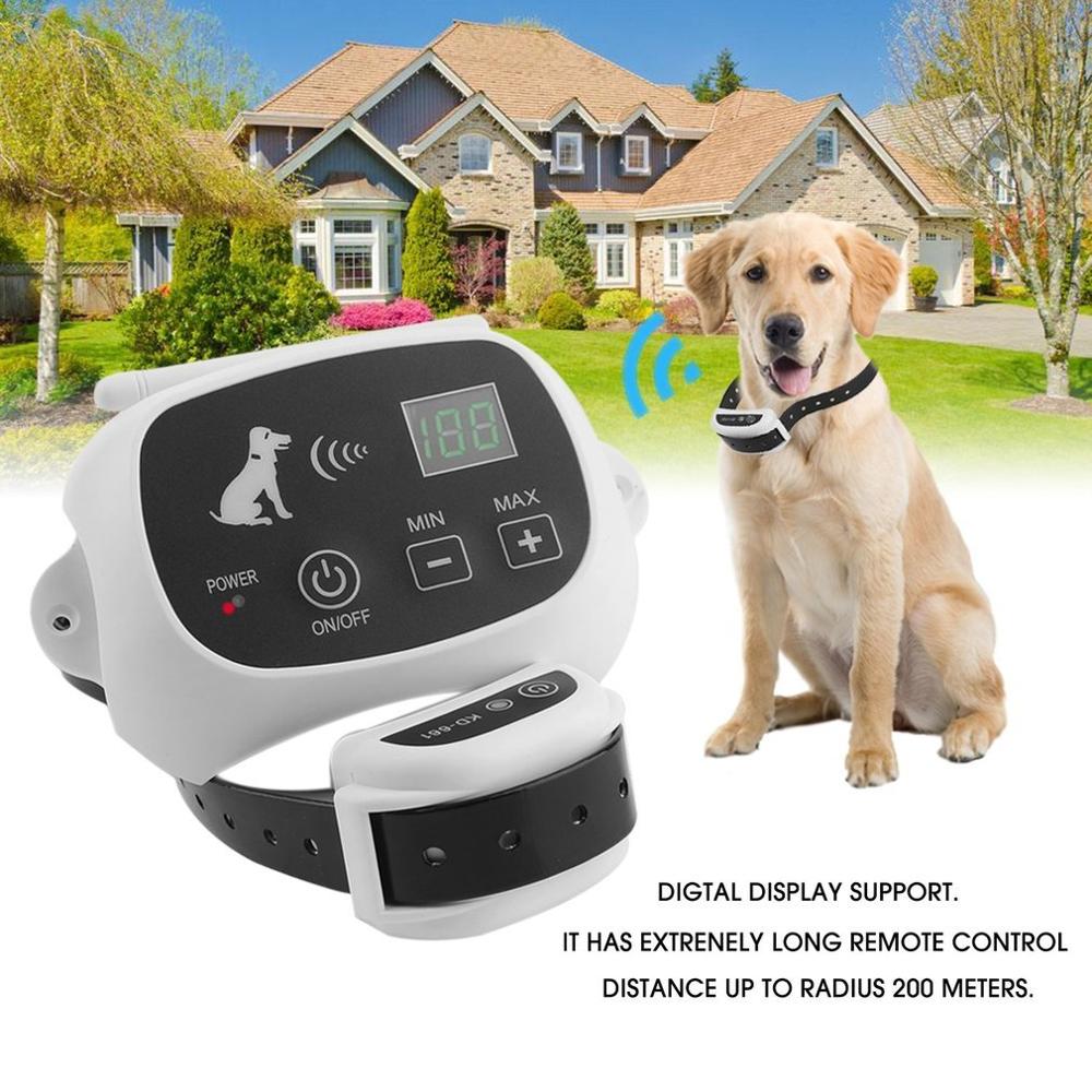 KFX-7179197 Wireless Electronic Pet Fence System with Rechargeable Waterproof Collar and Adjustable Range