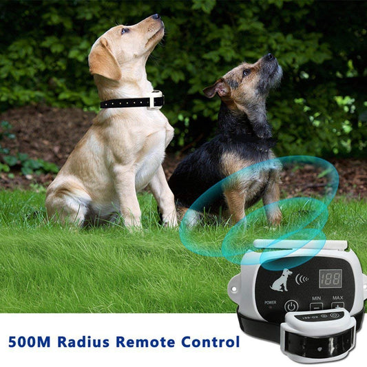 KFX-7179197 Wireless Electronic Pet Fence System with Rechargeable Waterproof Collar and Adjustable Range