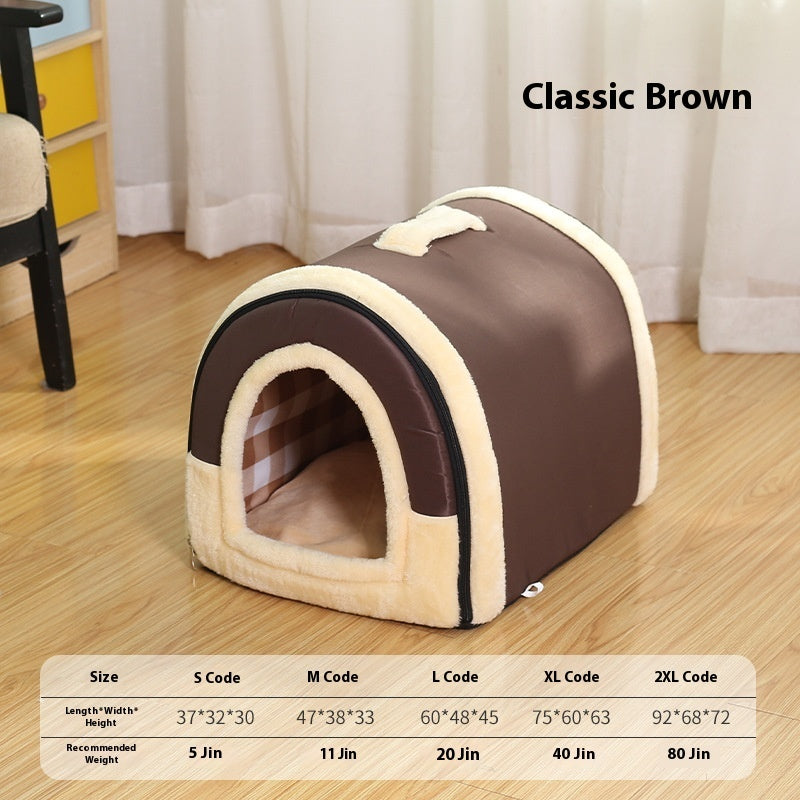 KFX-7181245 Four Seasons Removable and Washable Dog and Cat Nest Bed