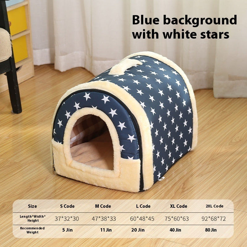 KFX-7181245 Four Seasons Removable and Washable Dog and Cat Nest Bed