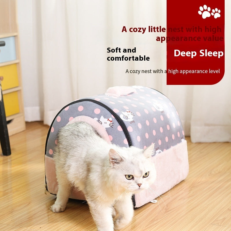 KFX-7181245 Four Seasons Removable and Washable Dog and Cat Nest Bed