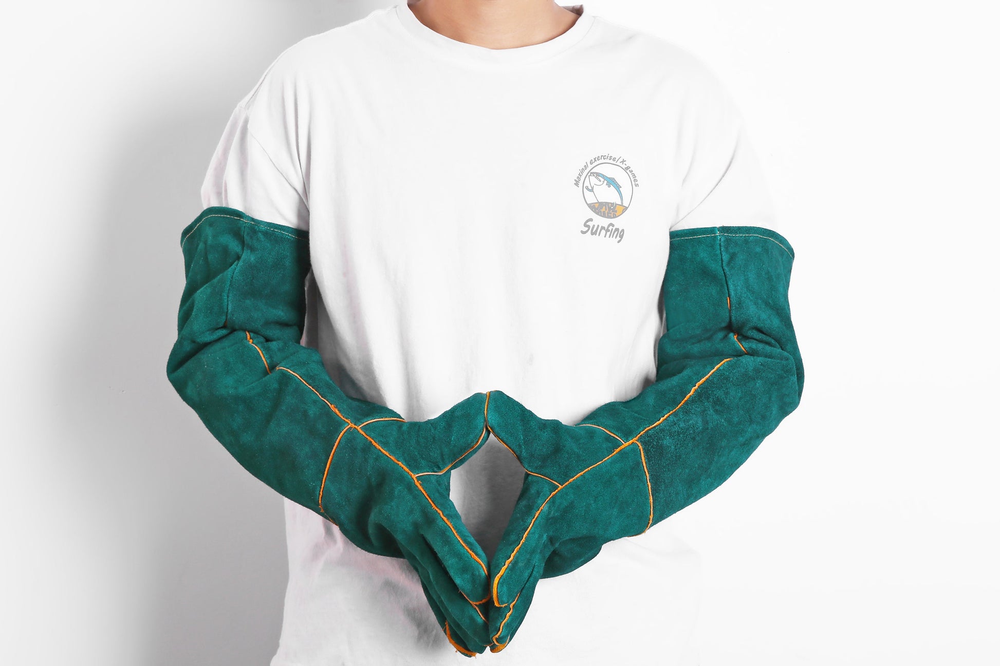 KFX-7184829 Thickened Anti-Bite Gloves - 40cm & 60cm Options, Reinforced Protection for Your Hands