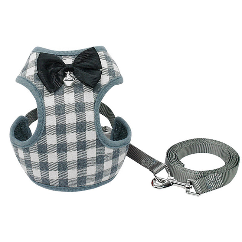 KFX-7186237 Adjustable Cloth Dog Leash with Chest Strap - Sizes S, M, L Available