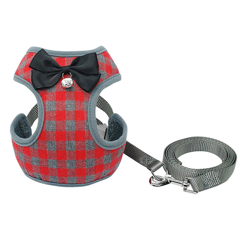 KFX-7186237 Adjustable Cloth Dog Leash with Chest Strap - Sizes S, M, L Available