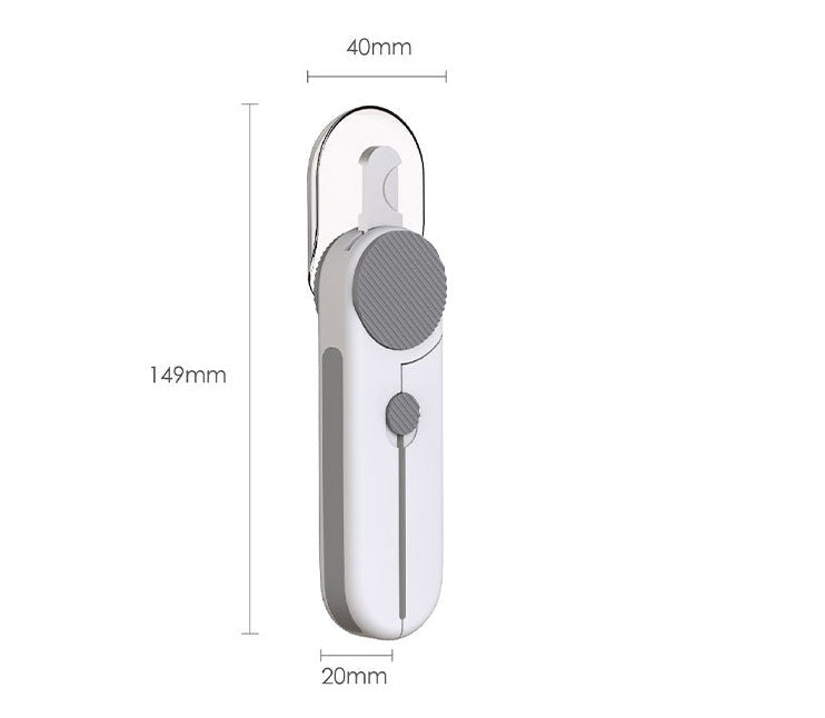 KFX-7188541 LED Luminous Pet Nail Scissors with File and Safety Features