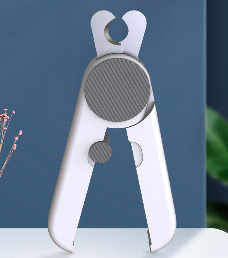KFX-7188541 LED Luminous Pet Nail Scissors with File and Safety Features