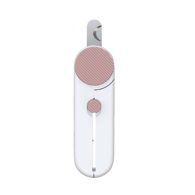 KFX-7188541 LED Luminous Pet Nail Scissors with File and Safety Features