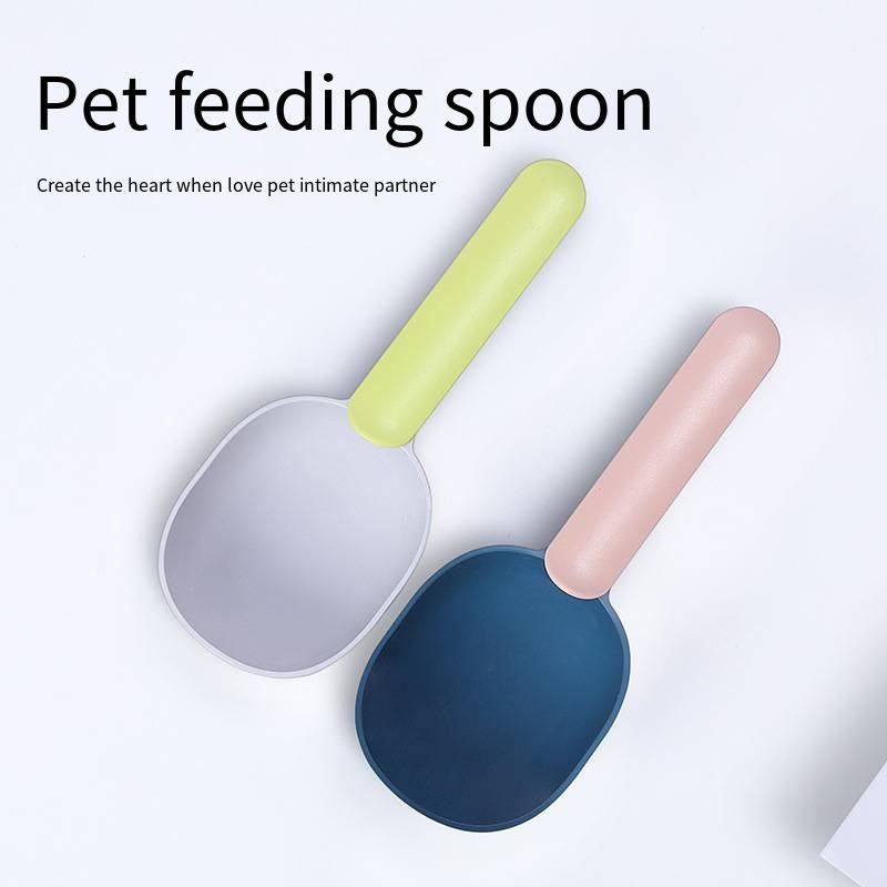 KFX-7190205 Ergonomic Pet Food Scoop with Bag Clip Handle for Accurate Measurement and Easy Feeding