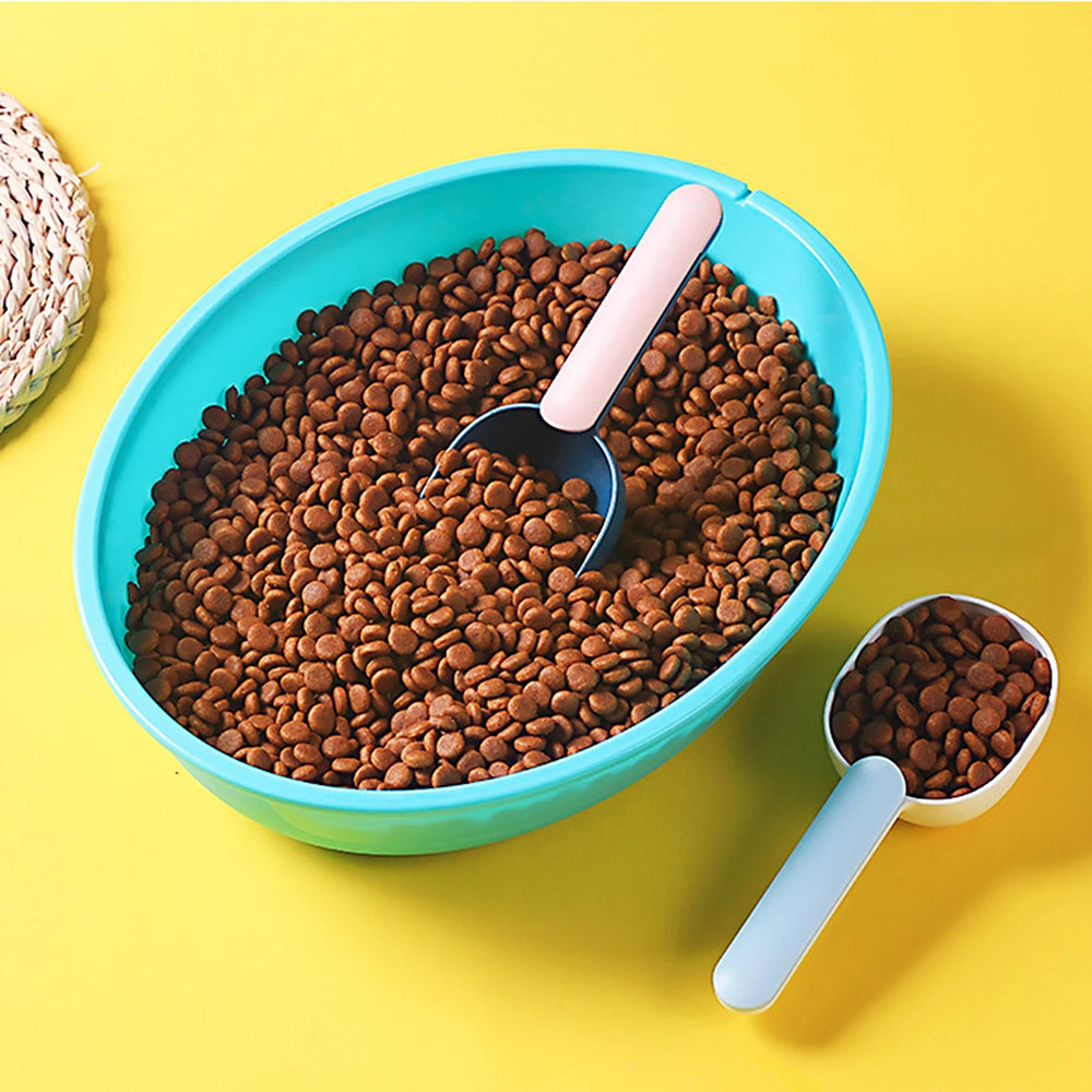 KFX-7190205 Ergonomic Pet Food Scoop with Bag Clip Handle for Accurate Measurement and Easy Feeding
