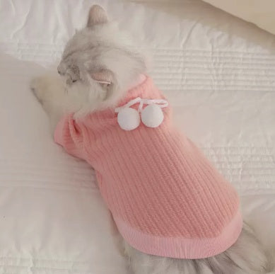 KFX-7190717 Cozy Autumn and Winter Sweaters for Kittens - Anti-Shedding Designs in Various Colors and Sizes