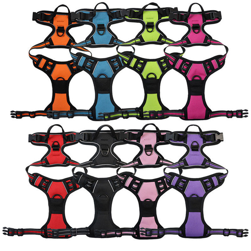 KFX-7201085 Nylon Dog Hand-Holding Rope for Chest and Back – Available in Multiple Colors (1.5m)