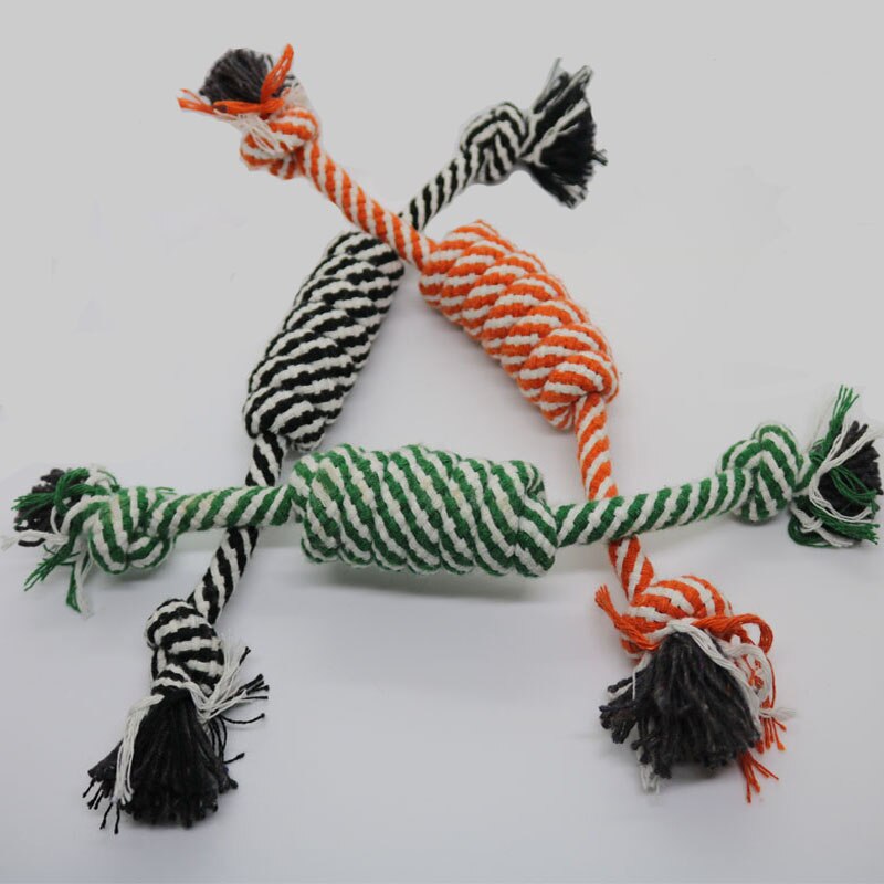KFX-7205053 Cotton Rope Chew Toy for Small to Medium Dogs - Molar Cleaning and Fun