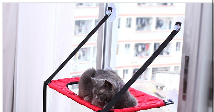 KFX-7205821 Indoor Cat Hammock Window Perch Bed for Cats - Spacious, Durable, and Easy to Clean