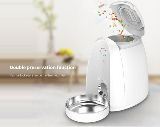 KFX-7207997 2L WiFi Smart Pet Feeder with App Control and Manual Feeding Function