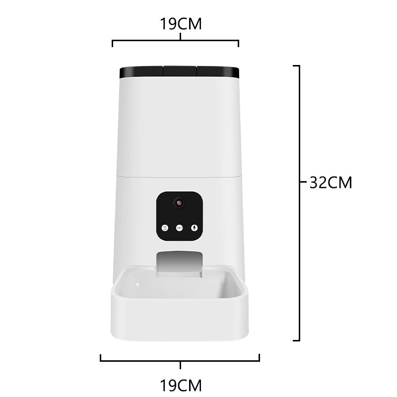 KFX-7210173 Automatic Pet Feeder with Timed & Quantitative Settings for Dogs and Cats, 5L Capacity, Detachable Design