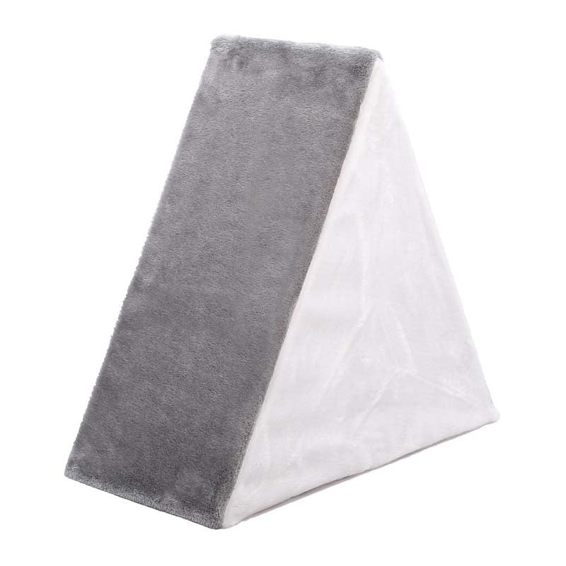 KFX-7213245 Small Cat Climbing Frame with Plush Fur Cover, Dimensions 44x26x36cm