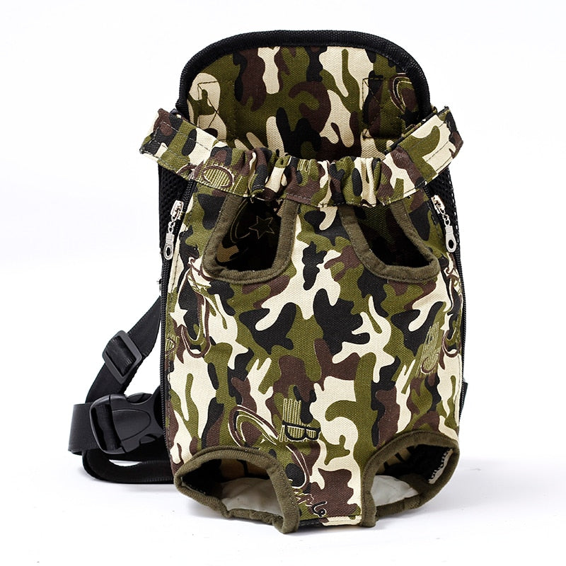 KFX-7214141 Portable Chest and Shoulder Pet Carrier Bag with Breathable Mesh Design