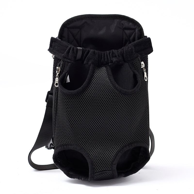 KFX-7214141 Portable Chest and Shoulder Pet Carrier Bag with Breathable Mesh Design