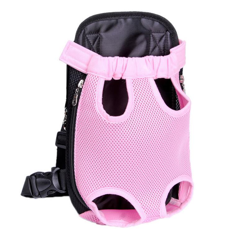 KFX-7214141 Portable Chest and Shoulder Pet Carrier Bag with Breathable Mesh Design