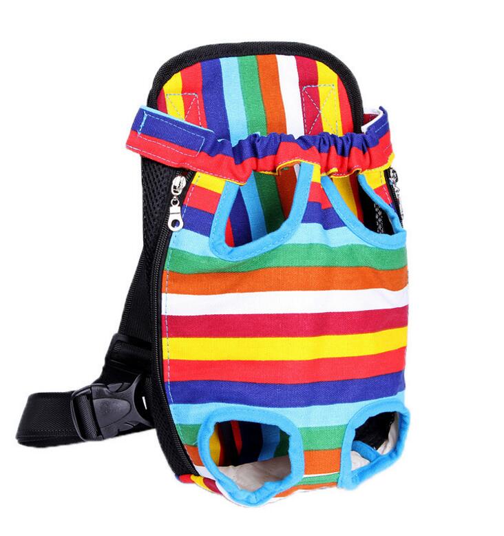 KFX-7214141 Portable Chest and Shoulder Pet Carrier Bag with Breathable Mesh Design
