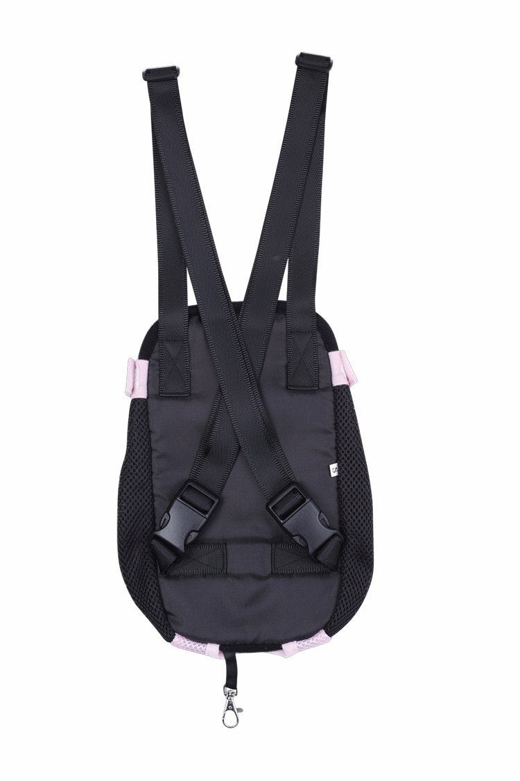 KFX-7214141 Portable Chest and Shoulder Pet Carrier Bag with Breathable Mesh Design