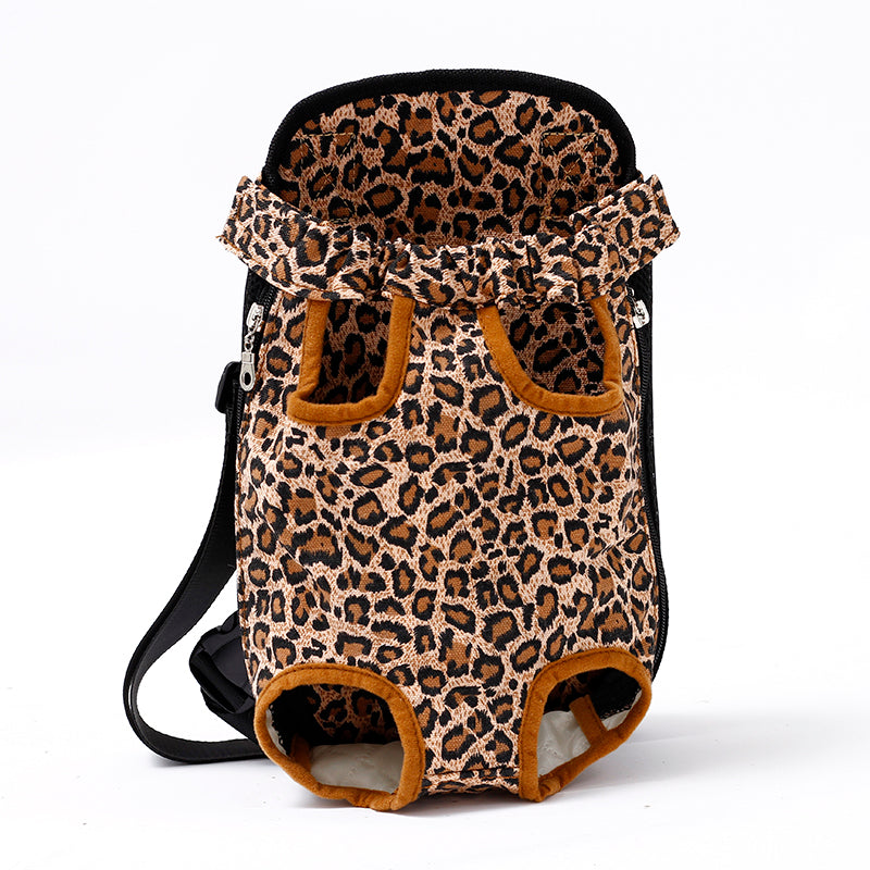KFX-7214141 Portable Chest and Shoulder Pet Carrier Bag with Breathable Mesh Design