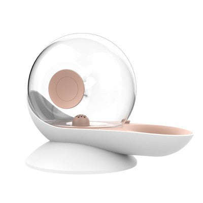 KFX-7215933 Snail Automatic Drinking Fountain for Cats and Dogs - 2.8L Water Capacity, Made of PET and ABS, Available in Gray, Pink, Blue
