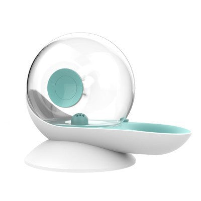 KFX-7215933 Snail Automatic Drinking Fountain for Cats and Dogs - 2.8L Water Capacity, Made of PET and ABS, Available in Gray, Pink, Blue